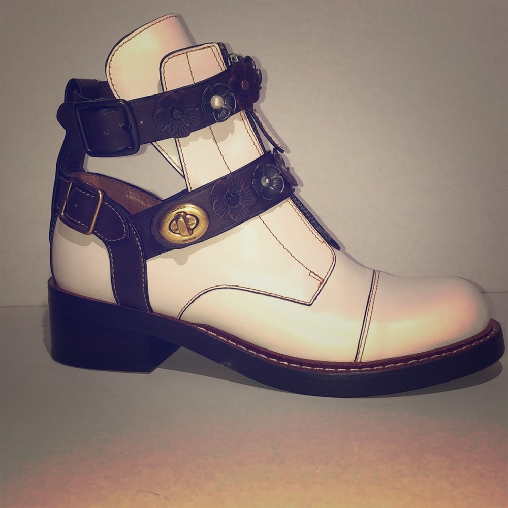 Coach Moto Cutout Bootie